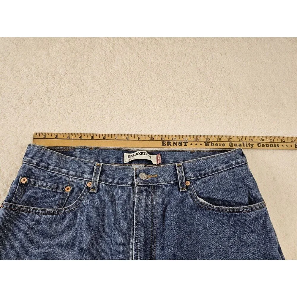 Vintage Levi's 550 Jeans Mens 38x32 Relaxed Fit‎ Medium Wash Blue Preppy Y2K Dad